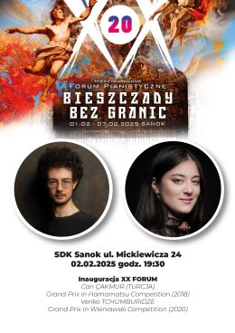 Sanok Wydarzenie Koncert Can ÇAKMUR (TURCJA) Grand Prix in Hamamatsu Competition (2018), Veriko TCHUMBURIDZE Grand Prix in Wi